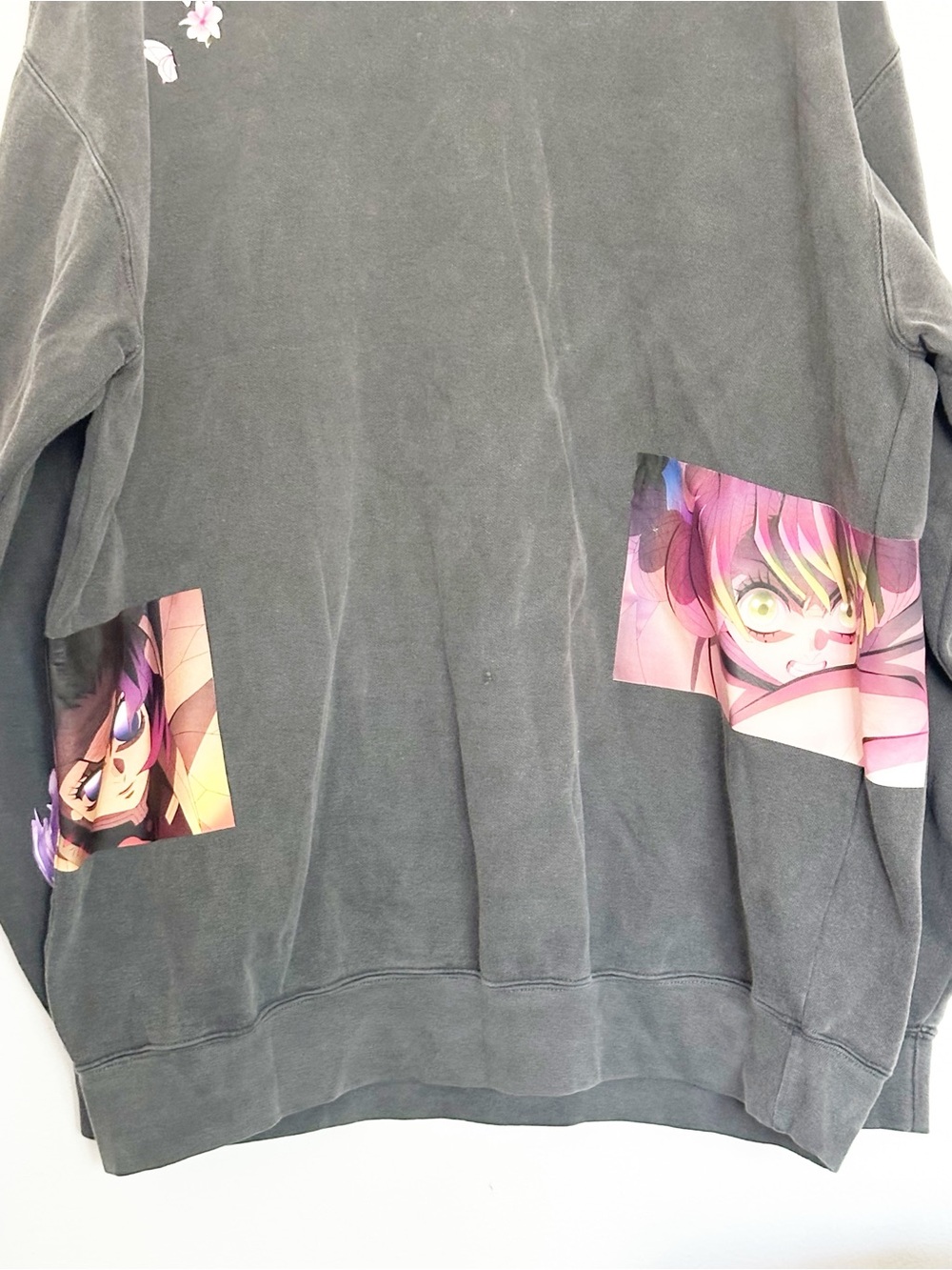 Demon Slayer Comfort Colors Black Crewneck Sweatshirt Unisex Size XL - Picture 5 of 12